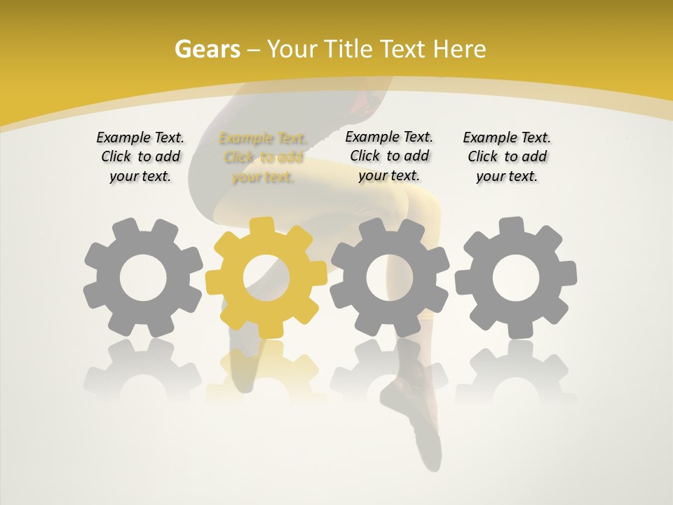 Dance Fashion Hair PowerPoint Template