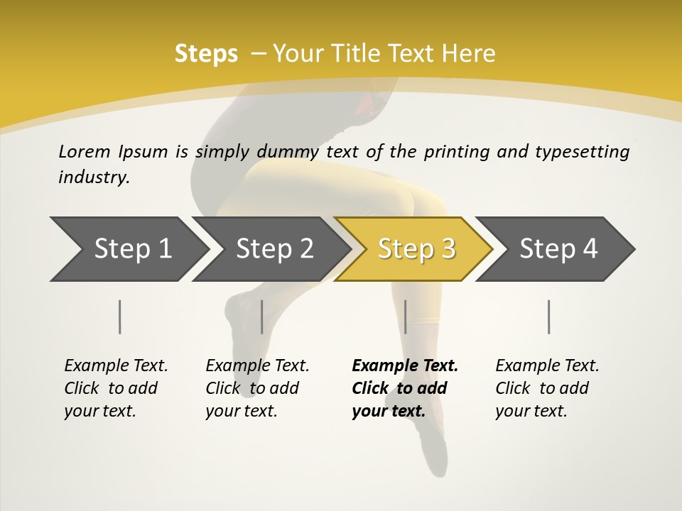 Dance Fashion Hair PowerPoint Template