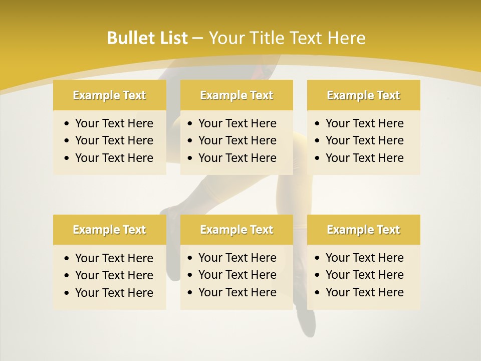 Dance Fashion Hair PowerPoint Template