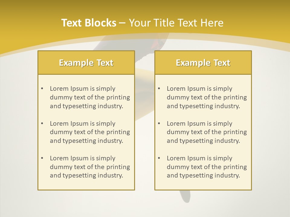 Dance Fashion Hair PowerPoint Template