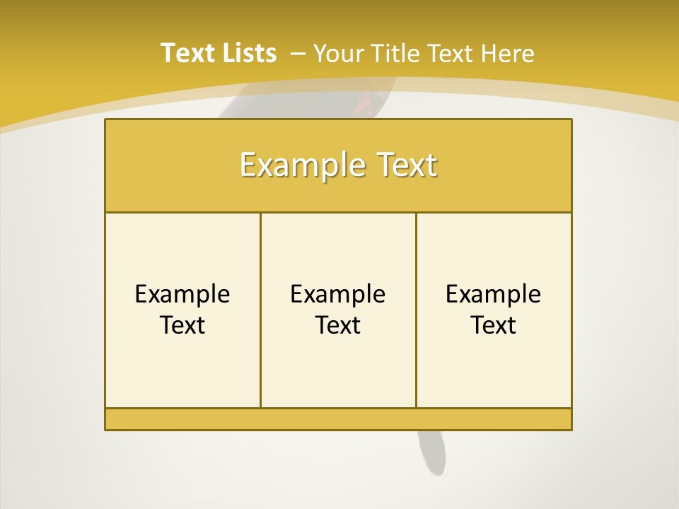 Dance Fashion Hair PowerPoint Template