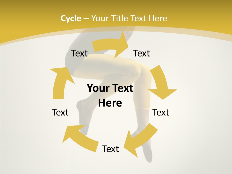 Dance Fashion Hair PowerPoint Template