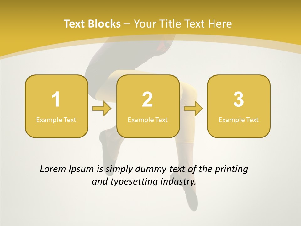 Dance Fashion Hair PowerPoint Template