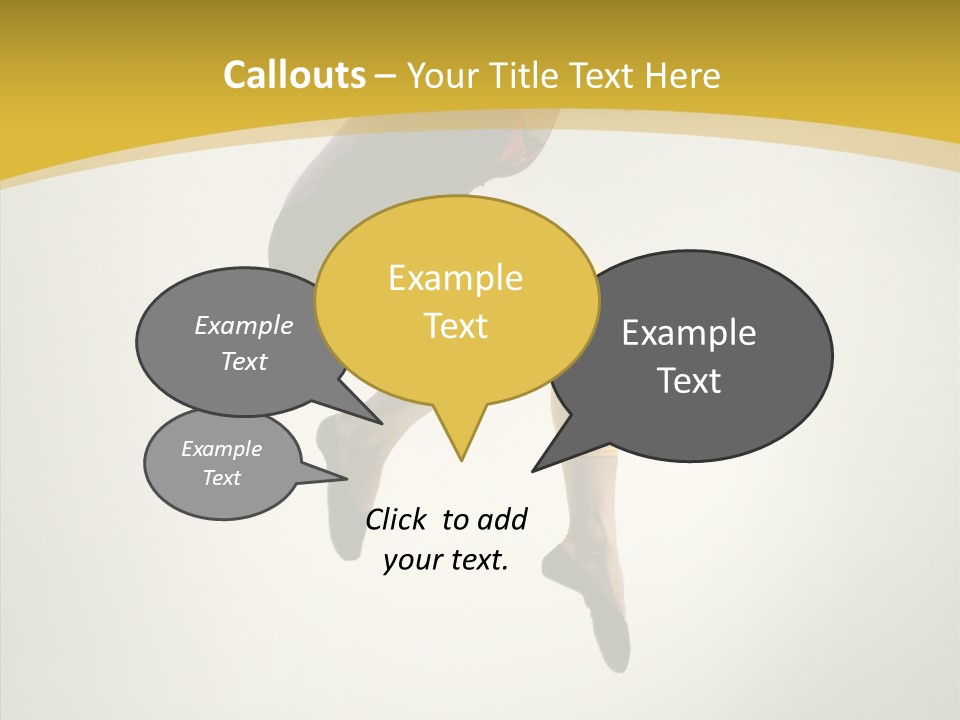 Dance Fashion Hair PowerPoint Template