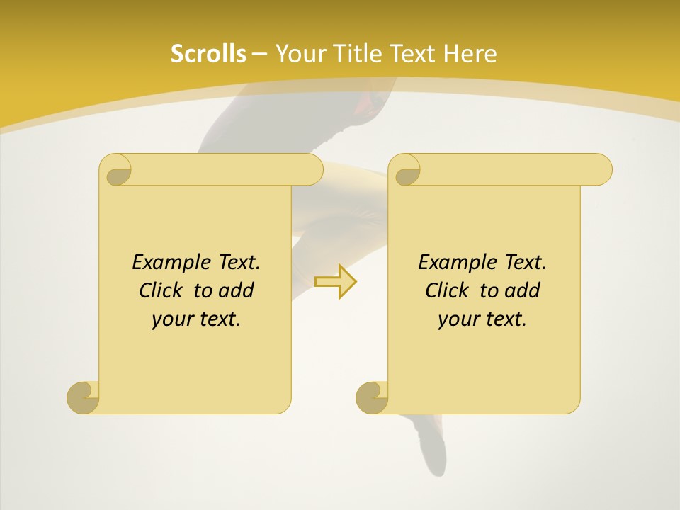Dance Fashion Hair PowerPoint Template
