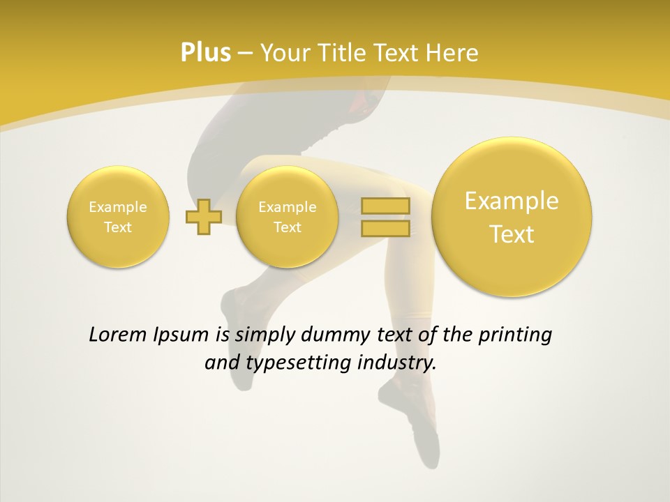 Dance Fashion Hair PowerPoint Template