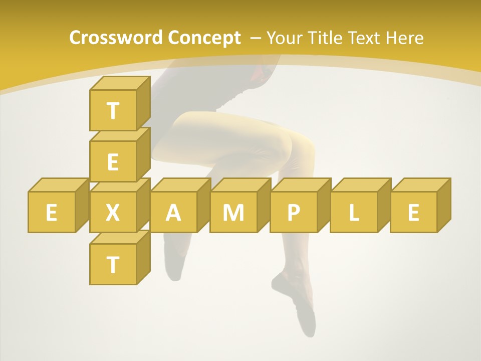 Dance Fashion Hair PowerPoint Template