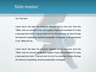 Jump Performer Women PowerPoint Template