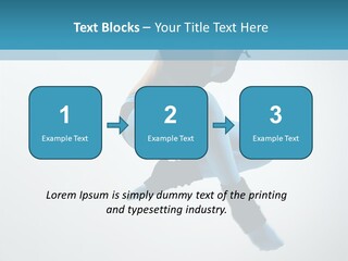 Jump Performer Women PowerPoint Template