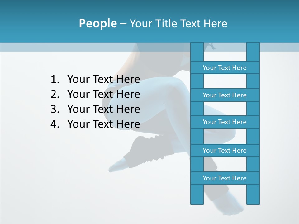 Jump Performer Women PowerPoint Template