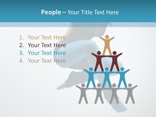 Jump Performer Women PowerPoint Template