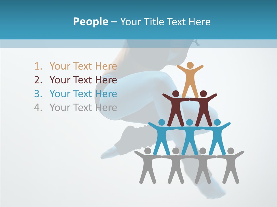 Jump Performer Women PowerPoint Template