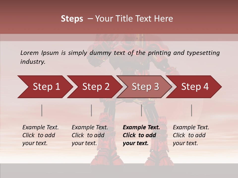 Toon Bot Digital Cgi PowerPoint Template