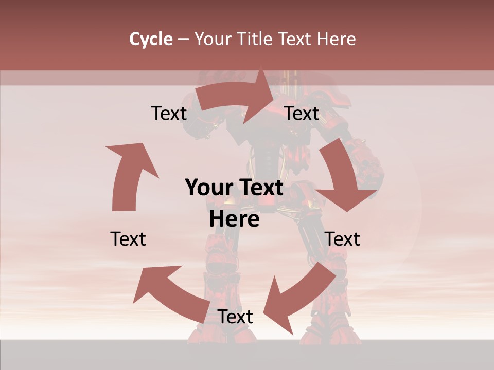 Toon Bot Digital Cgi PowerPoint Template