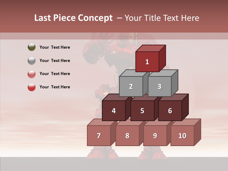 Toon Bot Digital Cgi PowerPoint Template