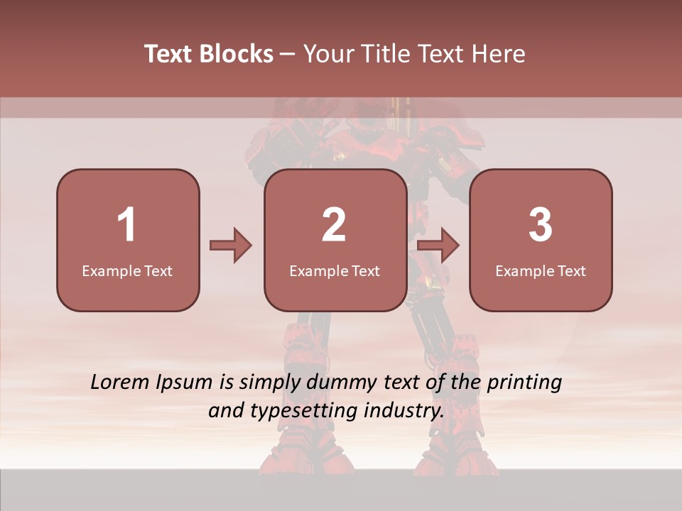 Toon Bot Digital Cgi PowerPoint Template