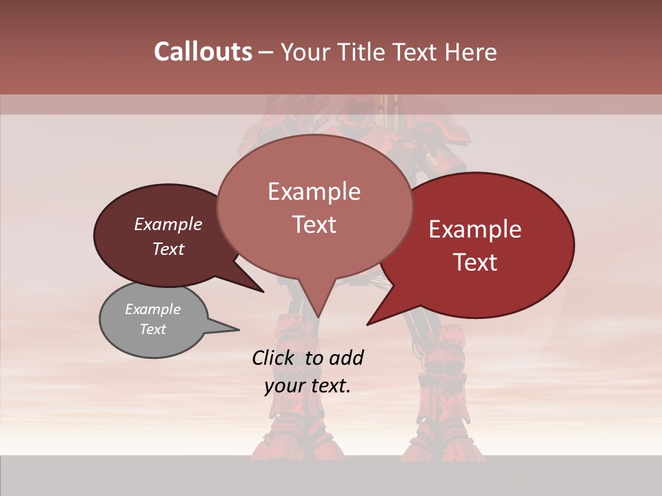 Toon Bot Digital Cgi PowerPoint Template