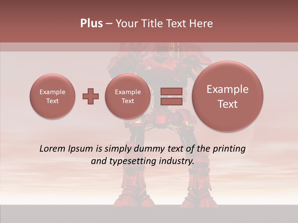 Toon Bot Digital Cgi PowerPoint Template