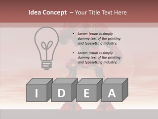 Toon Bot Digital Cgi PowerPoint Template