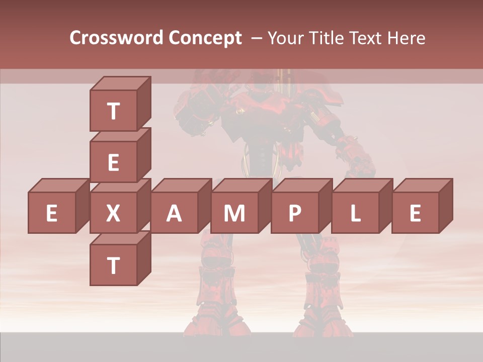 Toon Bot Digital Cgi PowerPoint Template