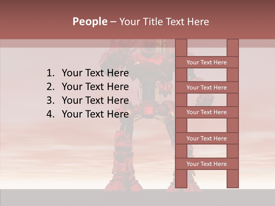 Toon Bot Digital Cgi PowerPoint Template