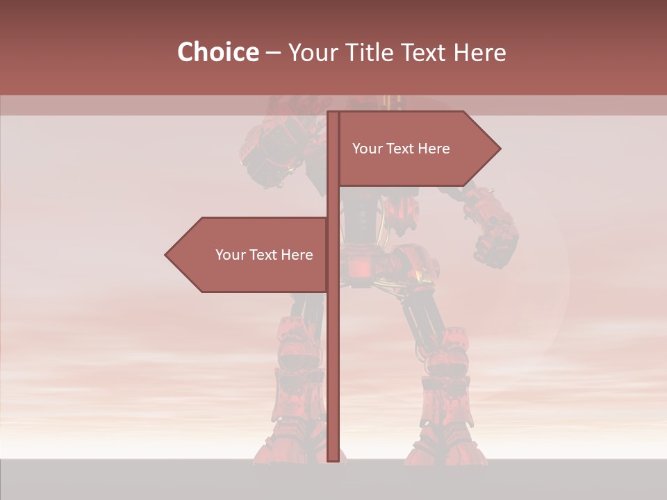 Toon Bot Digital Cgi PowerPoint Template