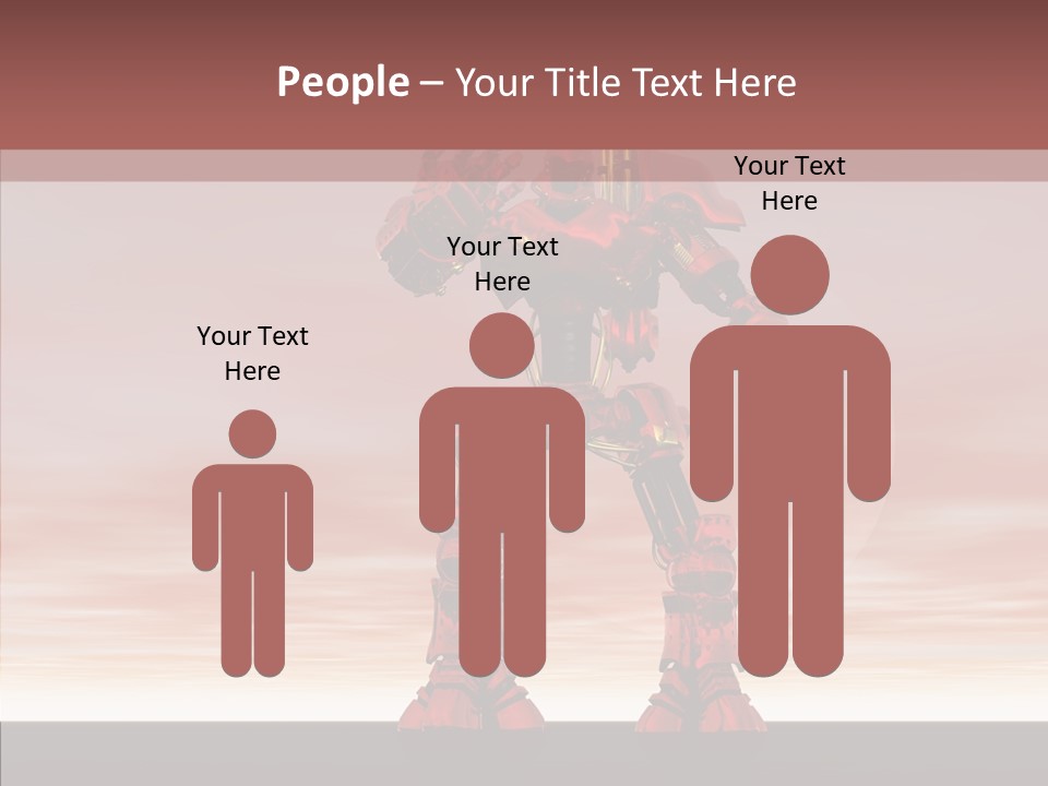 Toon Bot Digital Cgi PowerPoint Template