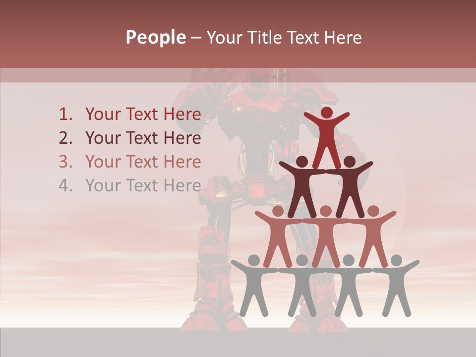 Toon Bot Digital Cgi PowerPoint Template