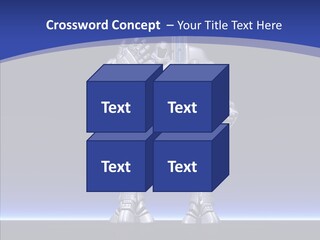 Silly Future Technology Battle Robot PowerPoint Template