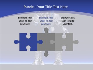 Silly Future Technology Battle Robot PowerPoint Template