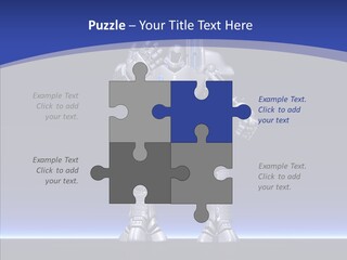 Silly Future Technology Battle Robot PowerPoint Template