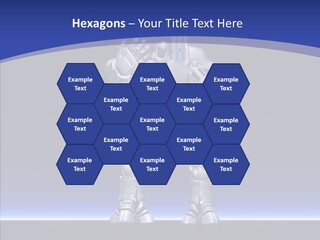 Silly Future Technology Battle Robot PowerPoint Template