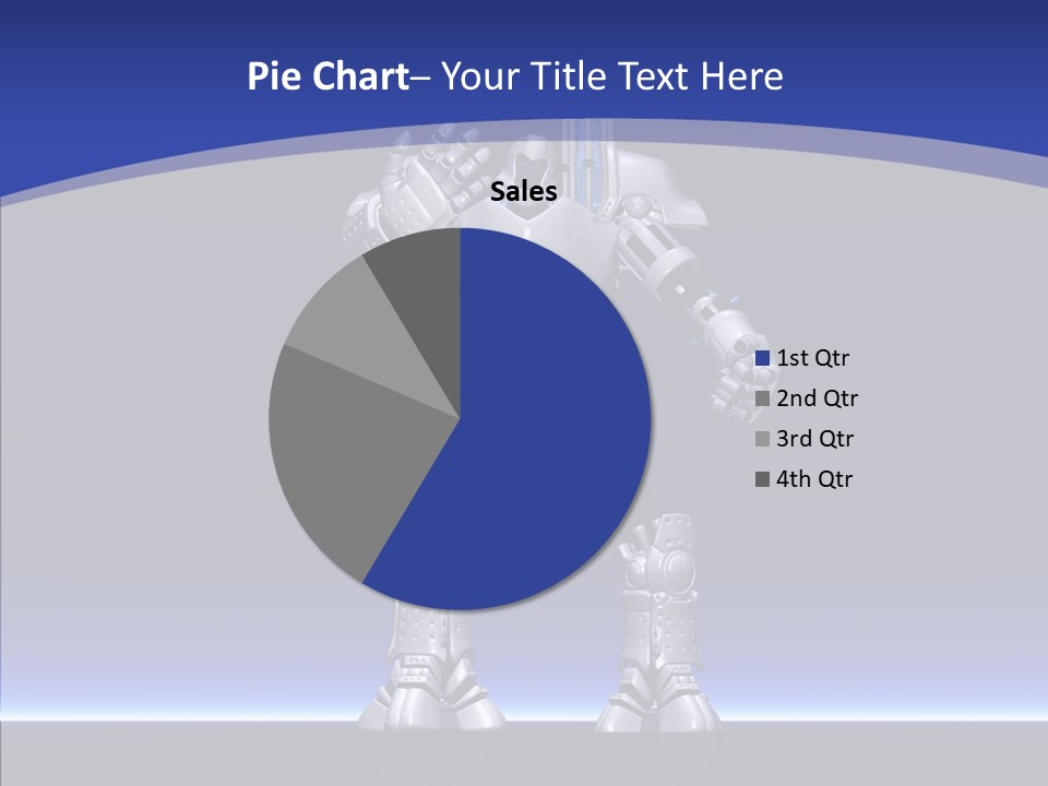 Silly Future Technology Battle Robot PowerPoint Template