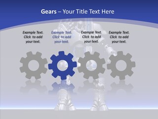 Silly Future Technology Battle Robot PowerPoint Template
