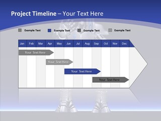 Silly Future Technology Battle Robot PowerPoint Template