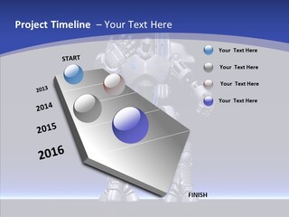 Silly Future Technology Battle Robot PowerPoint Template
