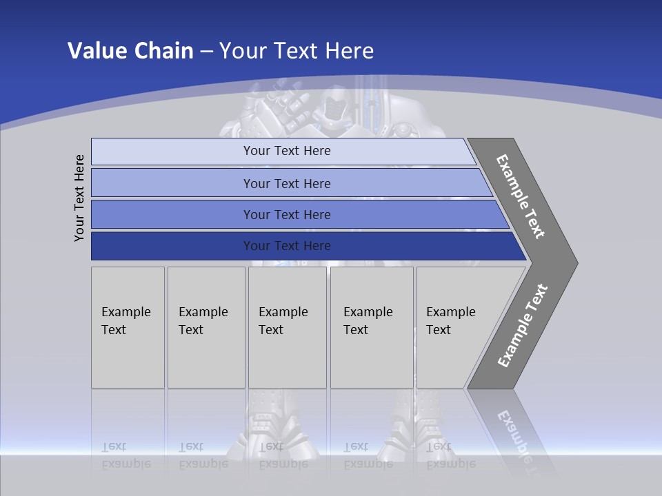 Silly Future Technology Battle Robot PowerPoint Template