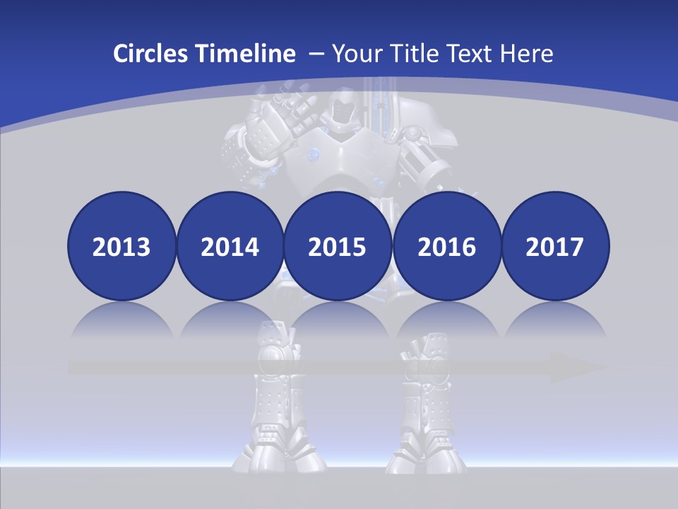 Silly Future Technology Battle Robot PowerPoint Template