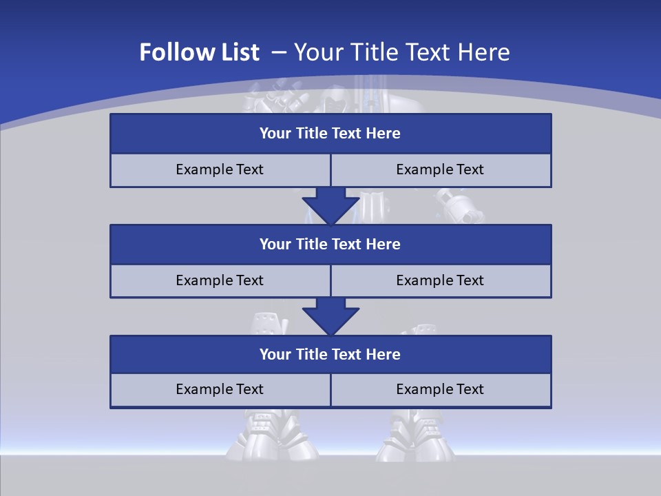 Silly Future Technology Battle Robot PowerPoint Template