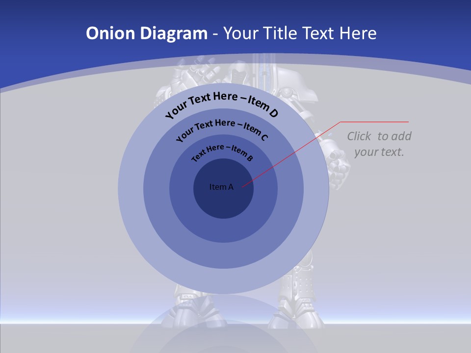 Silly Future Technology Battle Robot PowerPoint Template