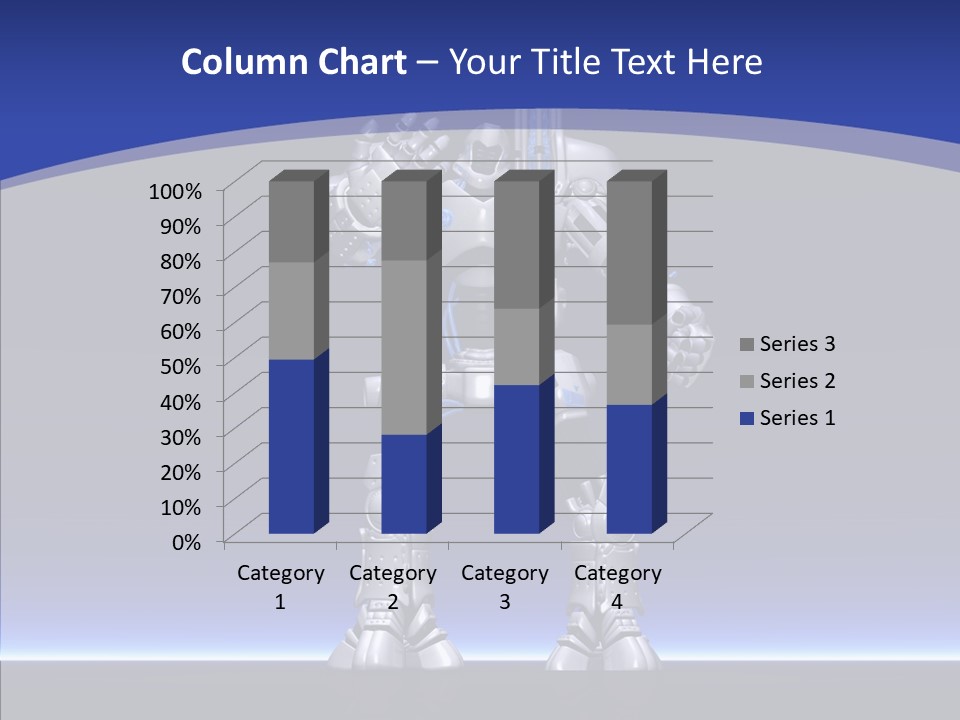 Silly Future Technology Battle Robot PowerPoint Template