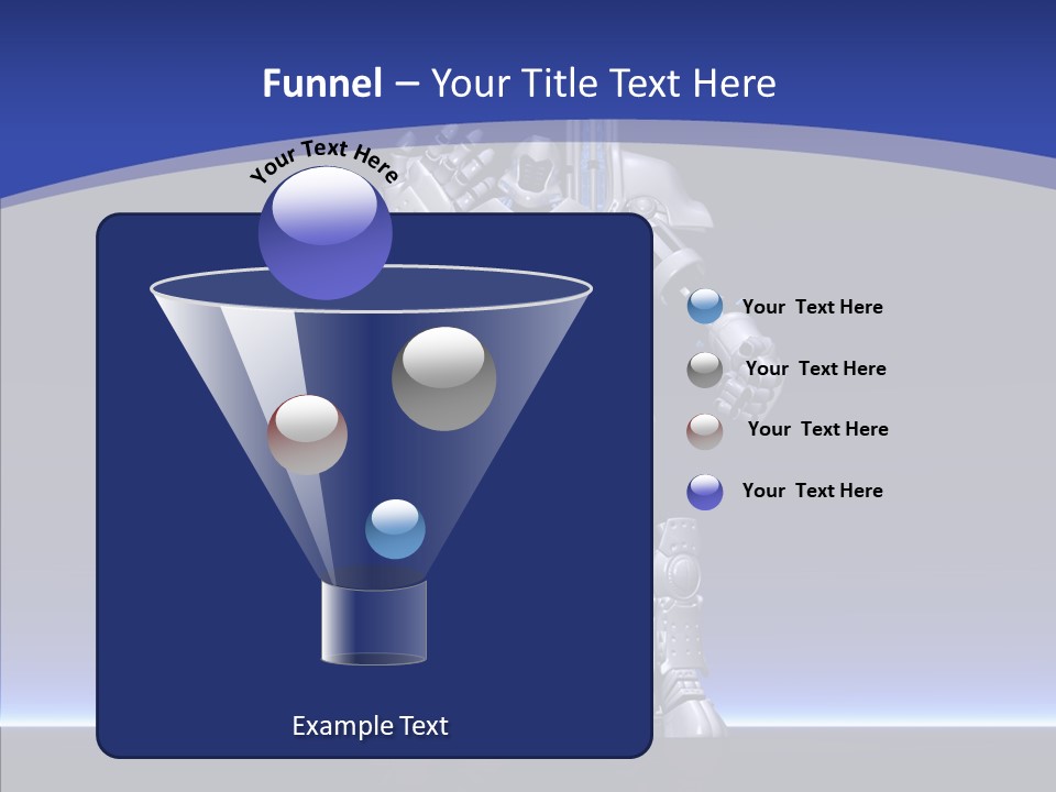 Silly Future Technology Battle Robot PowerPoint Template