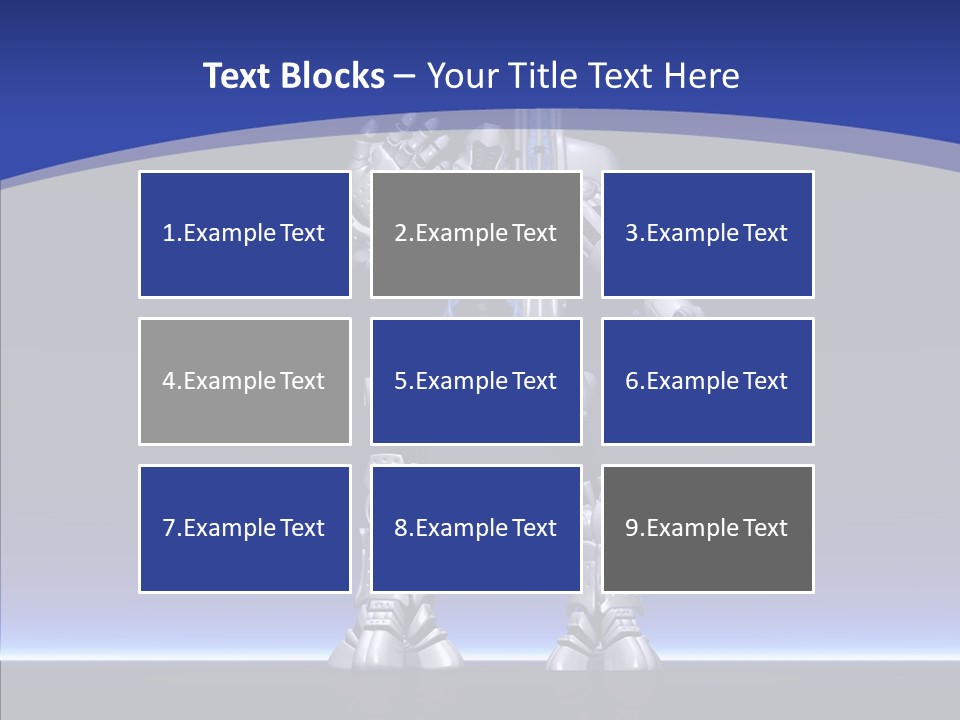 Silly Future Technology Battle Robot PowerPoint Template
