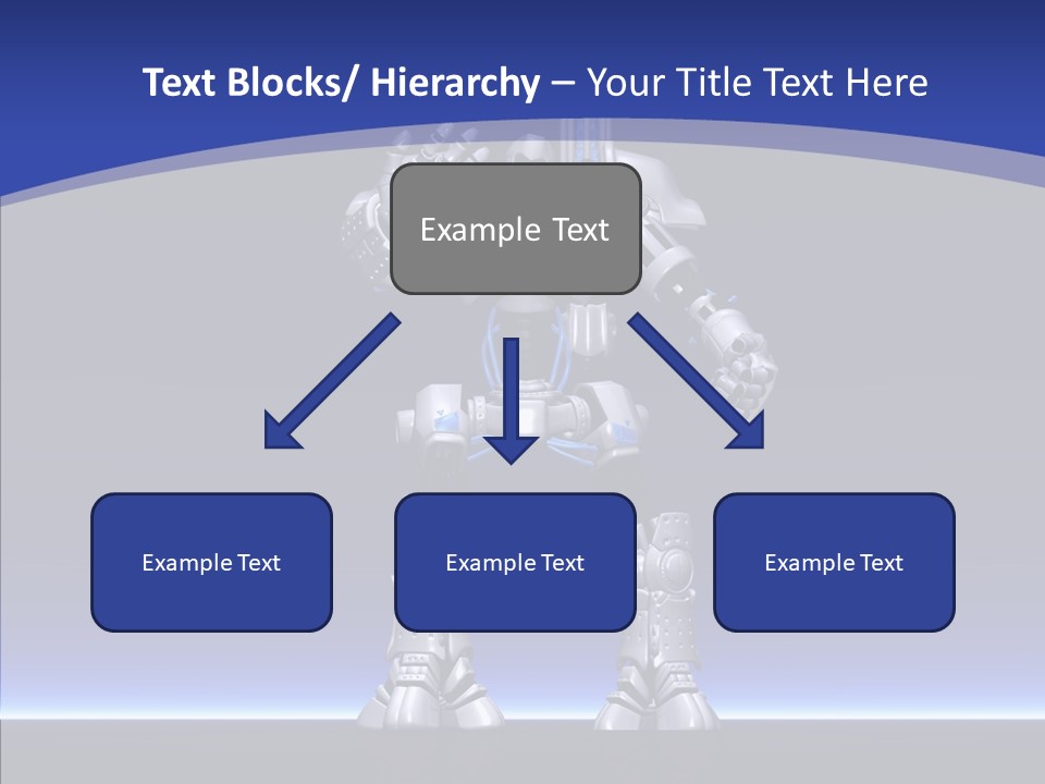 Silly Future Technology Battle Robot PowerPoint Template