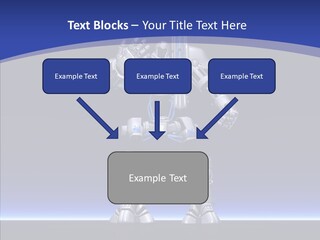 Silly Future Technology Battle Robot PowerPoint Template