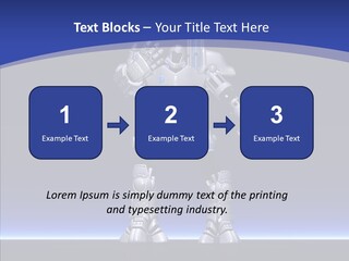 Silly Future Technology Battle Robot PowerPoint Template