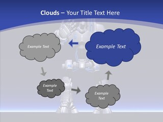 Silly Future Technology Battle Robot PowerPoint Template