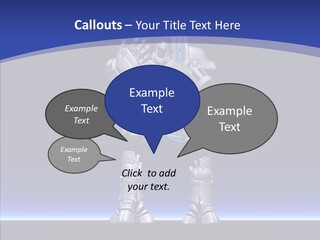 Silly Future Technology Battle Robot PowerPoint Template