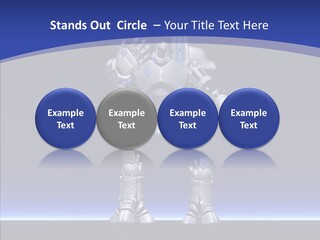 Silly Future Technology Battle Robot PowerPoint Template