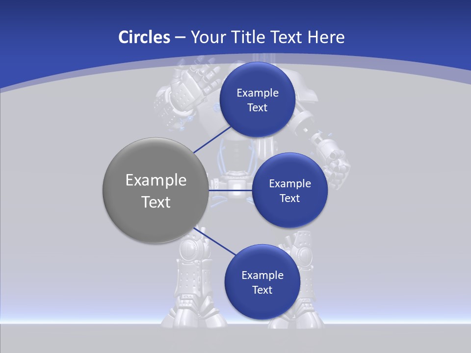 Silly Future Technology Battle Robot PowerPoint Template